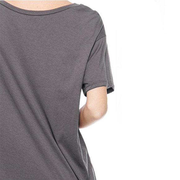 Ripped Modal/Cotton Boyfriend Tee - Picture 2 of 5